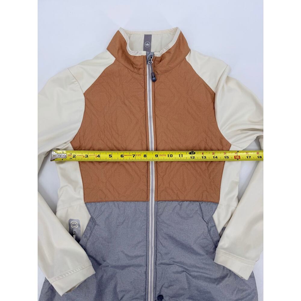 Peter Millar Hybrid Golf Jacket Allendale CC Quilted Small Water/Wind Resistant - Picture 13 of 13